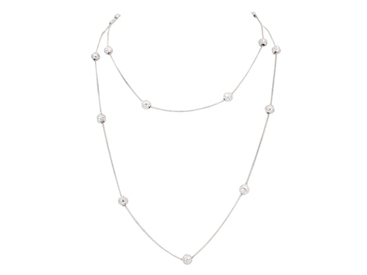 Dois Colares Contas de Viana Pequenas, Filigrana Portuguesa, Prata de Lei 925