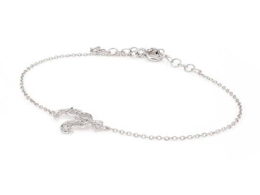 Pulseira Mini Galo de Barcelos, Filigrana Portuguesa, Prata de Lei 925