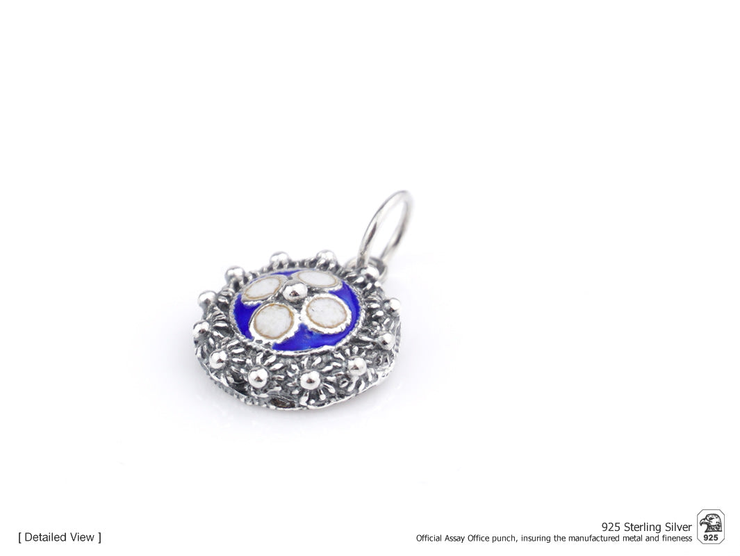 Medalha Caramujo Clássico, Filigrana Portuguesa, Prata de Lei 925 - Perspectiva