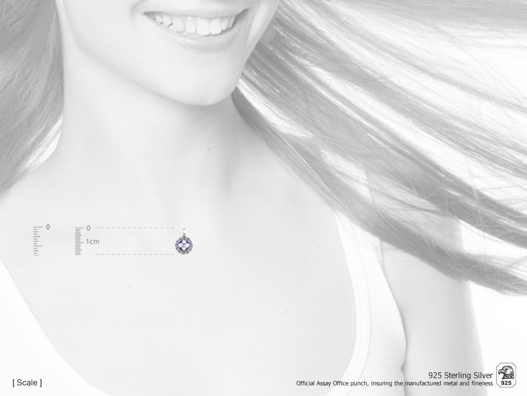 Medalha Caramujo Clássico, Filigrana Portuguesa, Prata de Lei 925 - Medidas e Proporção