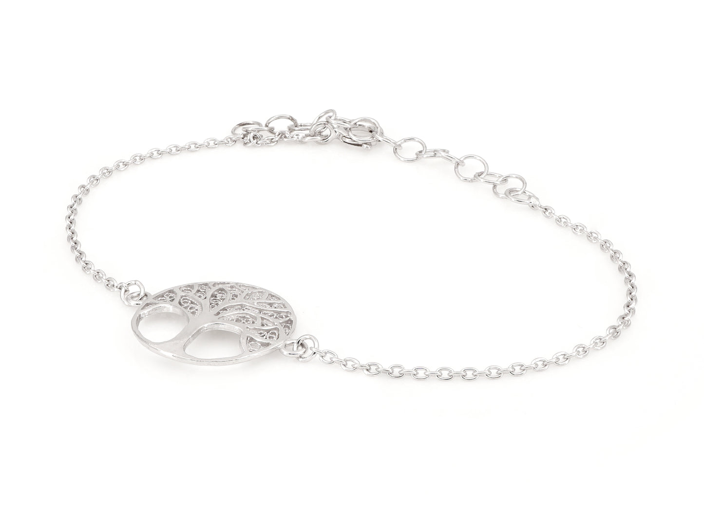 Pulseira Árvore da Vida, Filigrana Portuguesa, Prata de Lei 925