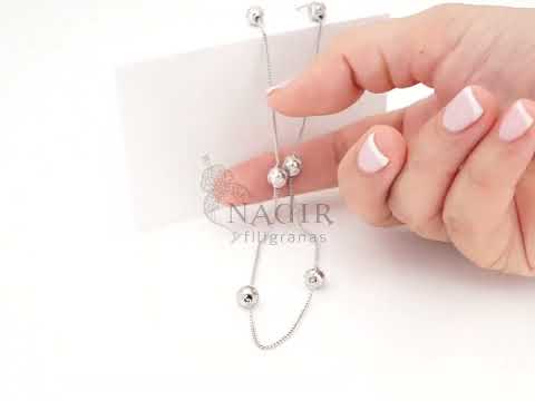 Colar Seis Contas de Viana Pequenas, Filigrana Portuguesa, Prata de Lei 925 - Vídeo