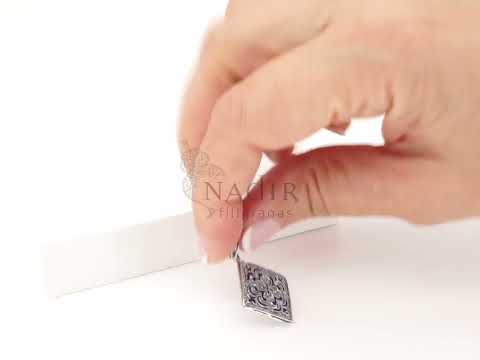 Medalha Azulejo com Esmalte, Filigrana Portuguesa, Prata de Lei 925 - Vídeo