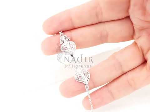 Pulseira Três Corações de Viana, Filigrana Portuguesa, Prata de Lei 925 - Vídeo