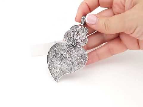 Medalha Coração de Viana Grande, Filigrana Portuguesa, Prata de Lei 925 - Vídeo