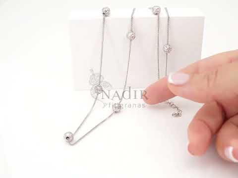 Colar Nove Contas de Viana Pequenas, Filigrana Portuguesa, Prata de Lei 925 - Vídeo