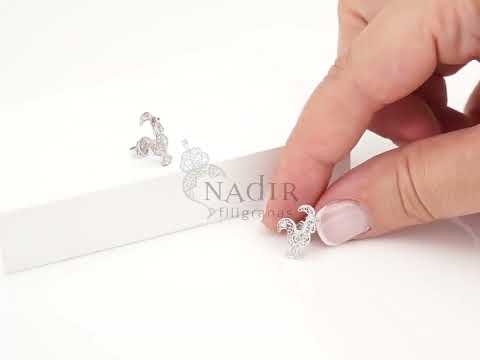 Brincos Mini Galo de Barcelos, Filigrana Portuguesa, Prata de Lei 925 - Vídeo