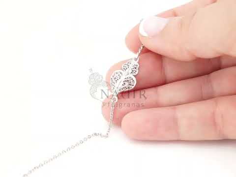 Pulseira Coração de Viana Pequeno, Filigrana Portuguesa, Prata de Lei 925 - Vídeo