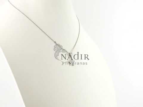 Colar Medalha Estrela Pequena, Filigrana Portuguesa, Prata de Lei 925 - Vídeo