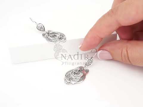 Brincos Vianense Pequenos, Filigrana Portuguesa, Prata de Lei 925 - Vídeo