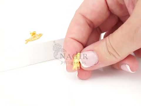Brincos Mini Sardinha, Filigrana Portuguesa, Prata de Lei 925 Dourada - Vídeo