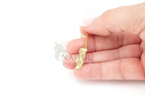 Colar Mini Mapa de Portugal, Filigrana Portuguesa, Prata de Lei 925 Dourada - Vídeo