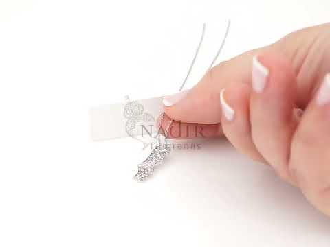 Colar Mini Mapa de Portugal, Filigrana Portuguesa, Prata de Lei 925 - Vídeo