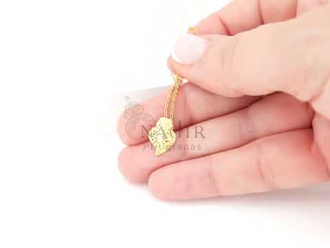 Colar Mini Coração de Viana, Filigrana Portuguesa, Prata de Lei 925 Dourada - Vídeo